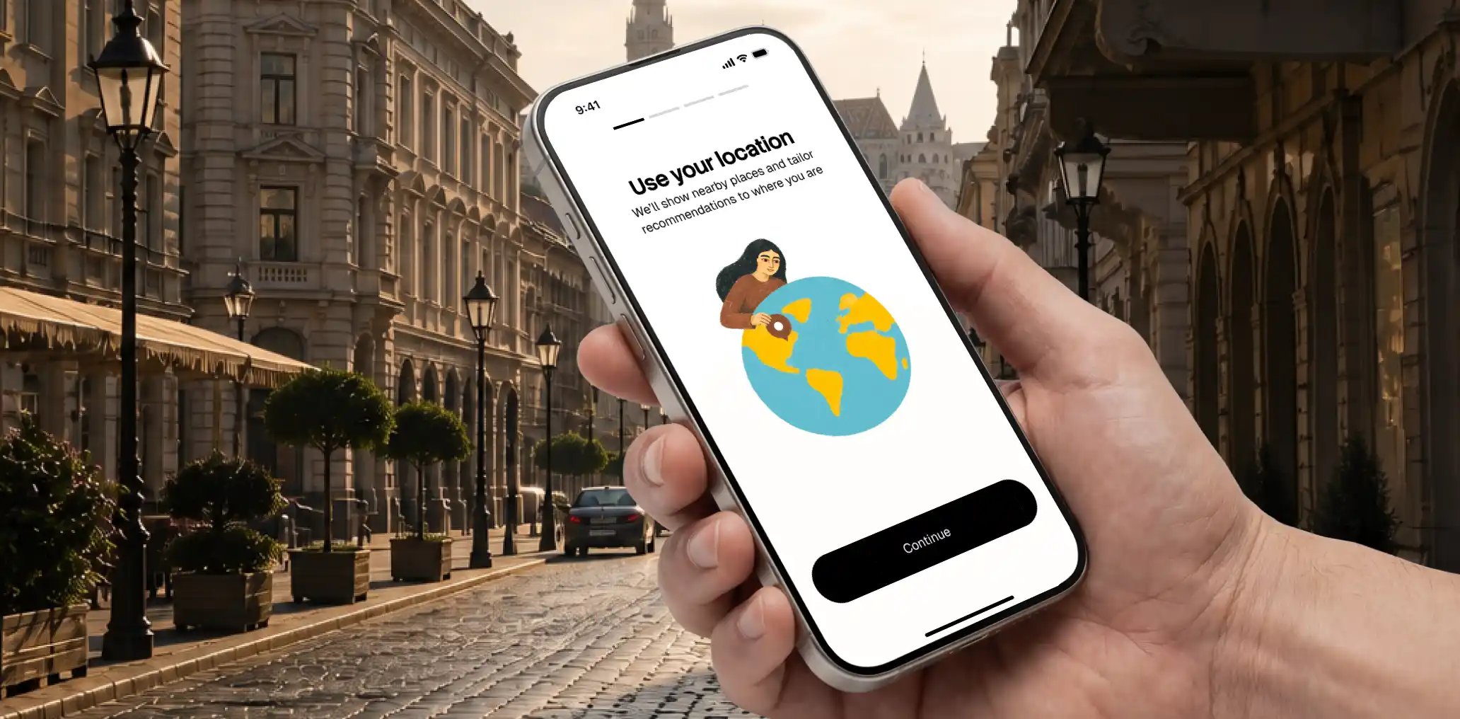 Travel App 2 mockup