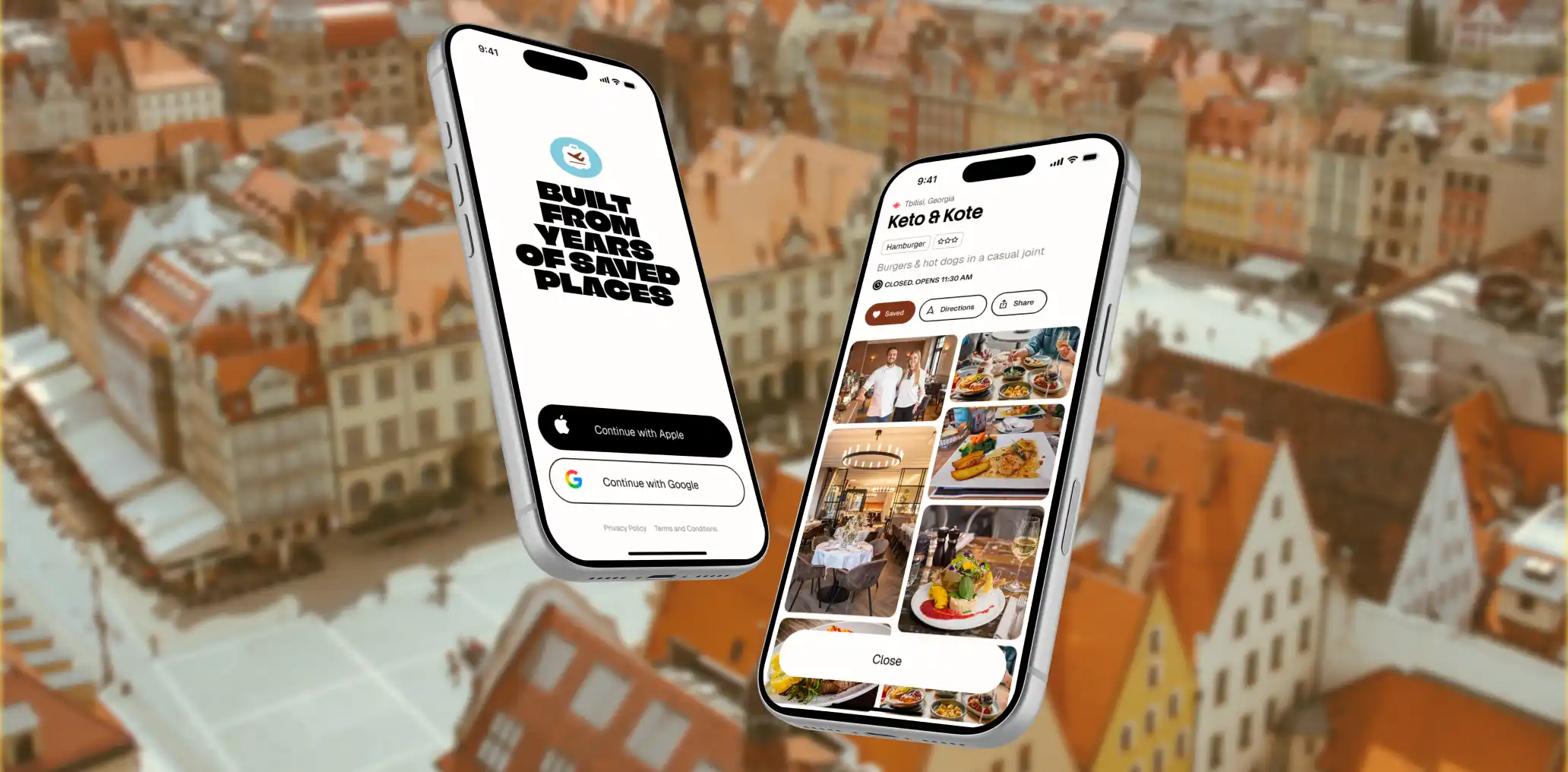 Travel App main mockup